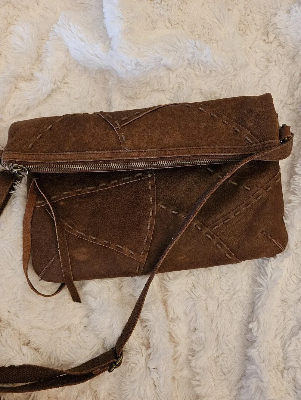 Lucky Brand✨️Fold-Over Bag